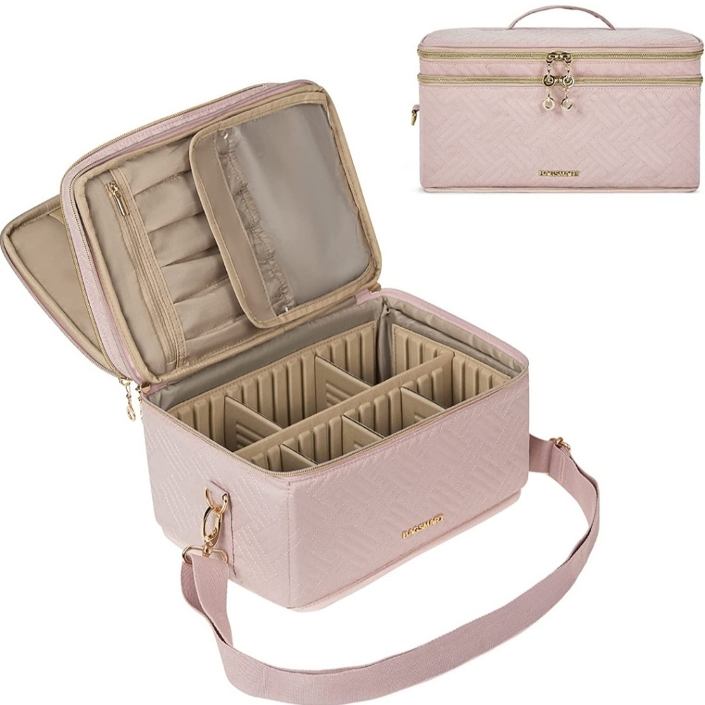 Large Makeup Bag,BAGSMART Cosmetic Cases